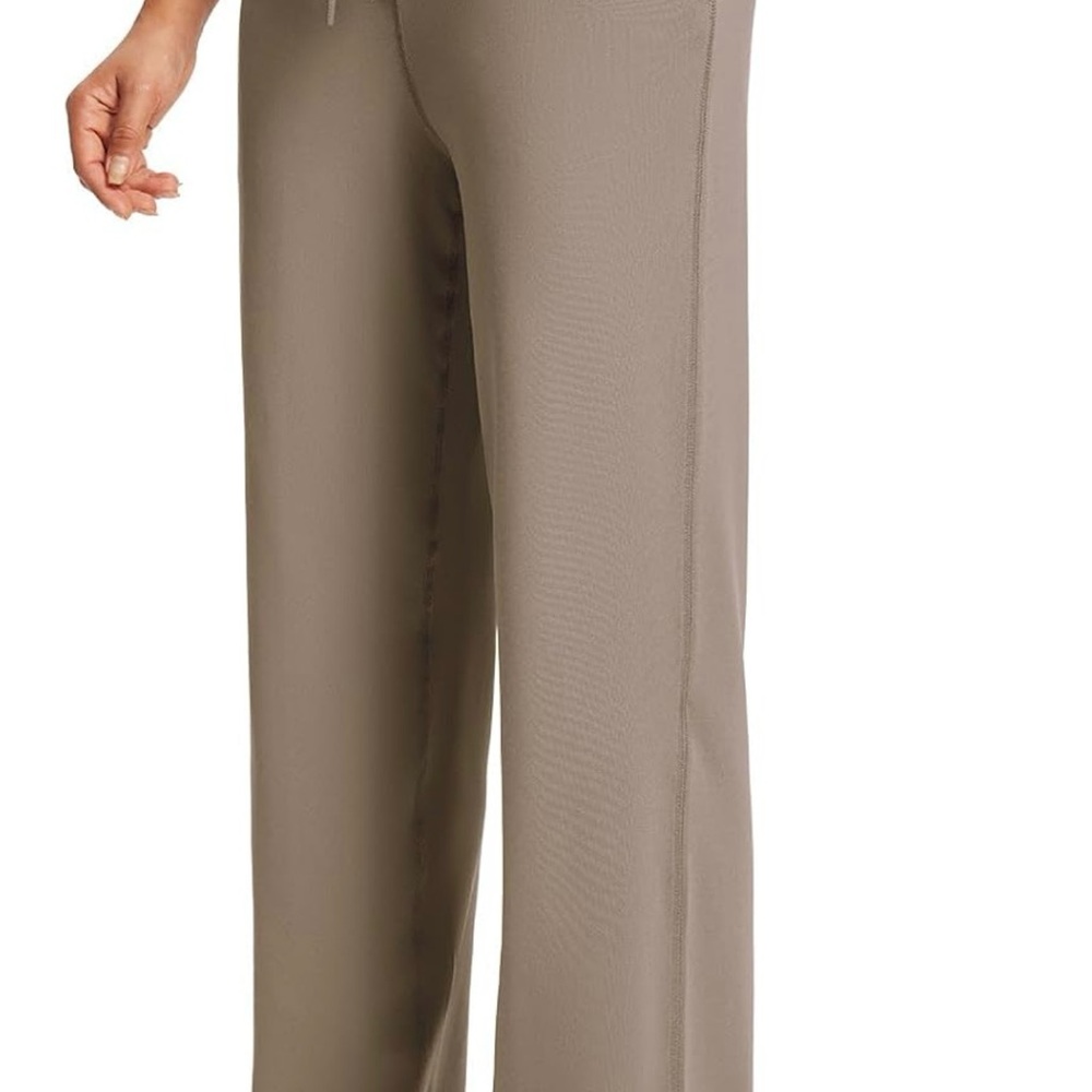 Chic Tan Wide-Leg Pants